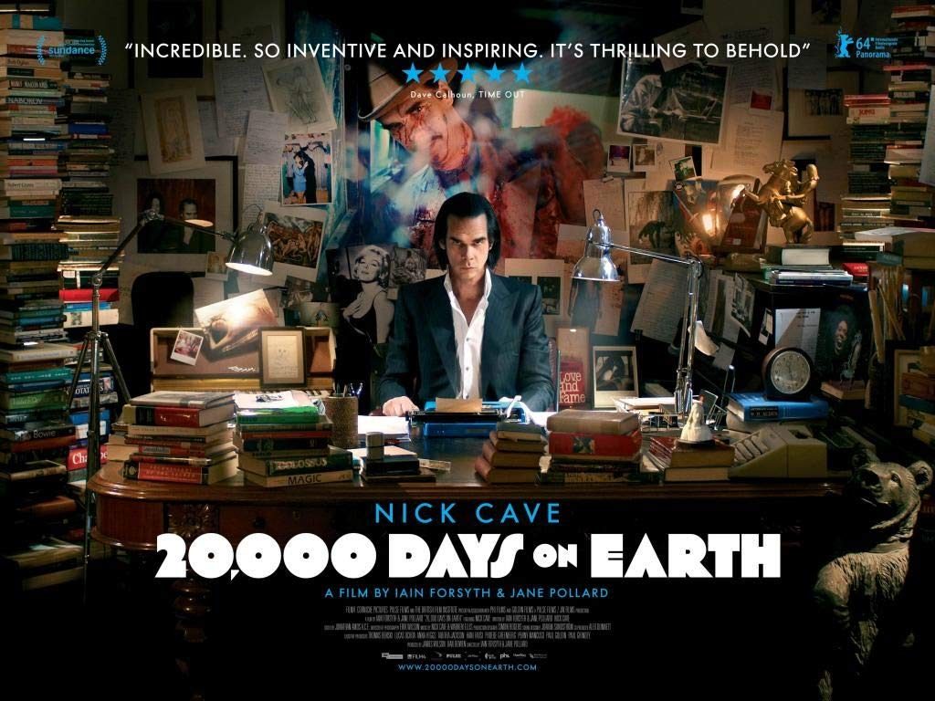 20,000 Days on Earth - UK poster