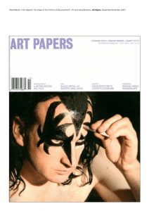 Art Papers: Retro/Necro