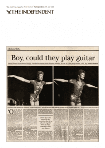 The Independent: Boy, Could They Play Guitar