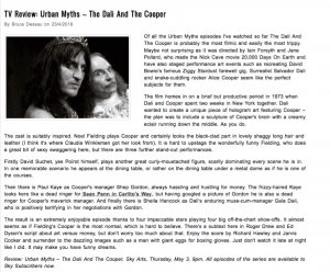 Beyond The Joke: The Dali & The Cooper