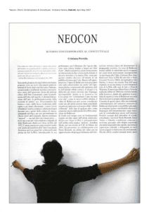 Flash Art: Neocon