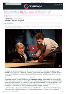 Cineuropa: Review: Broken English