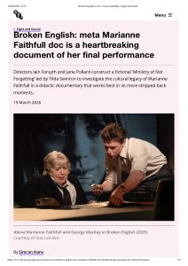 Sight & Sound (BFI): Broken English review: Yours Faithfully