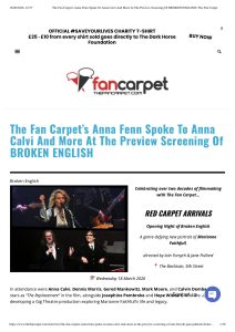 The Fan Carpet: Anna Fenn Spoke To Anna Calvi And More At The Preview Screening Of Broken English