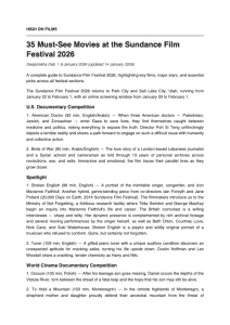 High On Films: Must-See Movies at the Sundance Film Festival 2026