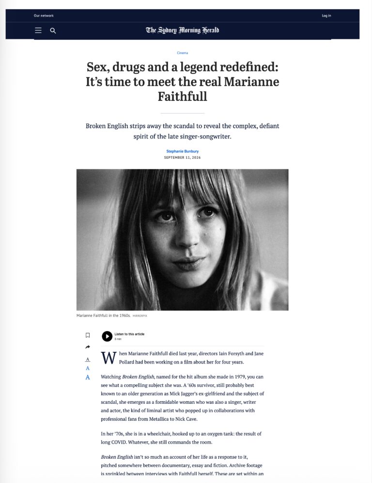 Sex, drugs and a legend redefined